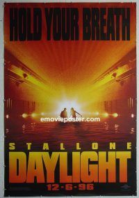 e399 DAYLIGHT DS bus stop movie poster '96 Sylvester Stallone
