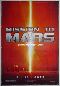 e407 MISSION TO MARS DS bus stop movie poster '00 Gary Sinise