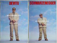 e388 TWINS set of 2 subway movie posters '88 Schwarzenegger