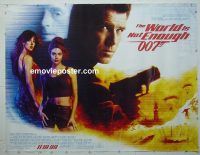 e389 WORLD IS NOT ENOUGH subway movie poster '99 James Bond