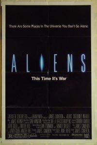 f274 ALIENS one-sheet movie poster '86 James Cameron, Sigourney Weaver