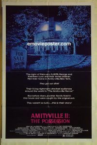 f279 AMITYVILLE 2 one-sheet movie poster '82 Damiani, horror!