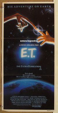 f045 ET Australian daybill movie poster '82 Steven Spielberg, Barrymore