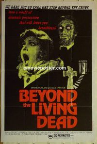 f306 BEYOND THE LIVING DEAD one-sheet movie poster '74 Stanley Cooper