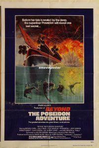f307 BEYOND THE POSEIDON ADVENTURE 1sh movie poster '79 Michael Caine