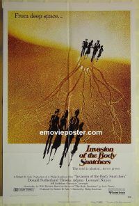 f536 INVASION OF THE BODY SNATCHERS advance one-sheet movie poster '78