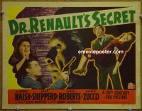 f015 DR RENAULT'S SECRET title lobby card '42 J. Carrol Naish