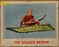 f216 GOLDEN ARROW movie lobby card #8 '63 Tab Hunter flies on carpet!