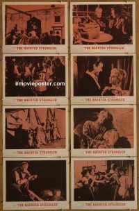 f111 HAUNTED STRANGLER 8 movie lobby cards R62 Boris Karloff