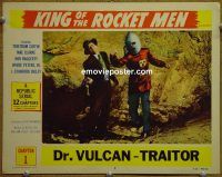 f229 KING OF THE ROCKET MEN Chap 1 movie lobby card #2 R56 great image