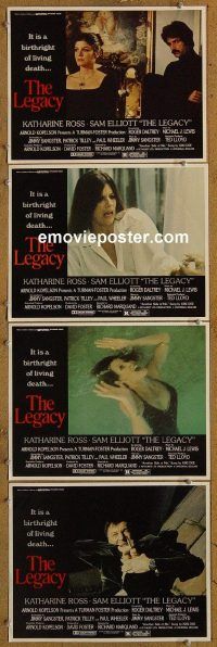 f168 LEGACY 4 movie lobby cards '79 Katharine Ross, Elliot