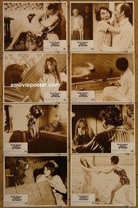 f116 LET'S SCARE JESSICA TO DEATH 8 movie lobby cards '71 Lampert