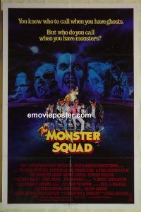f599 MONSTER SQUAD one-sheet movie poster '87 all the greats!