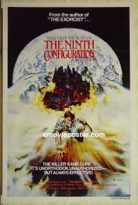 f628 NINTH CONFIGURATION one-sheet movie poster '80 Stacy Keach