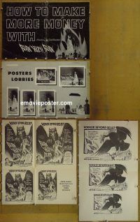 g138 BURN WITCH BURN vintage movie pressbook '62 demons of Hell!