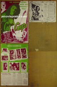 g162 CAT CREEPS vintage movie pressbook R51 Lois Collier
