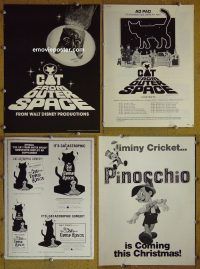 g164 CAT FROM OUTER SPACE vintage movie pressbook '78 Disney