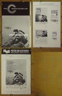 g172 CHARLY vintage movie pressbook '68 Cliff Robertson, Claire Bloom