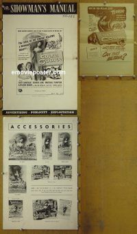 g215 CULT OF THE COBRA vintage movie pressbook '55 Faith Domergue