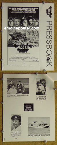 g223 DAMNATION ALLEY vintage movie pressbook '77 Jan-Michael Vincent