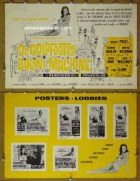 g272 DR GOLDFOOT & THE BIKINI MACHINE vintage movie pressbook '65 Price