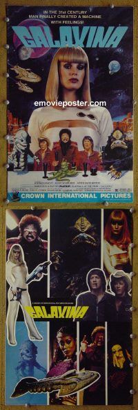 g359 GALAXINA vintage movie pressbook '80 Dorothy Stratten, sci-fi!