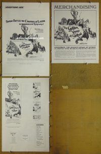 g379 GOLDEN VOYAGE OF SINBAD vintage movie pressbook '73 Harryhausen