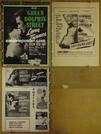 g385 GREEN DOLPHIN STREET vintage movie pressbook '47 Lana Turner, Heflin