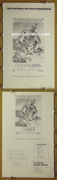 g455 JASON & THE ARGONAUTS vintage movie pressbook R78 Ray Harryhausen
