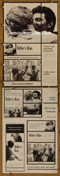 g475 KILLER'S KISS vintage movie pressbook '55 Stanley Kubrick