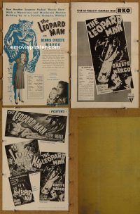 g496 LEOPARD MAN vintage movie pressbook '43 Jacques Tourneur