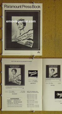g567 MOMMIE DEAREST vintage movie pressbook '81 Faye Dunaway as Crawford!