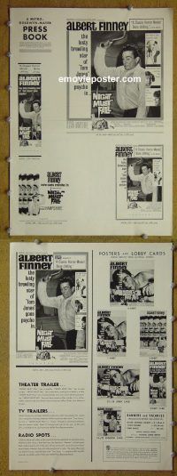 g612 NIGHT MUST FALL vintage movie pressbook '64 Albert Finney