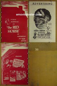 g638 RED HOUSE vintage movie pressbook '46 Edward G Robinson, McCallister