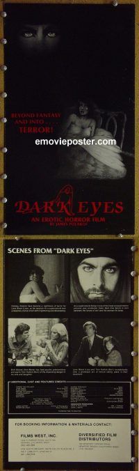 g656 SATAN'S MISTRESS vintage movie pressbook '82 devil sexploitation horror!