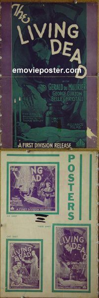 g662 SCOTLAND YARD MYSTERY vintage movie pressbook 1935 Gerald du Maurier