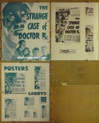 g684 STRANGE CASE OF DOCTOR RX vintage movie pressbook '42 Lionel Atwill