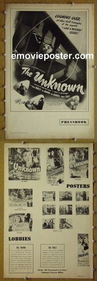 g720 UNKNOWN vintage movie pressbook '46 Karen Morley, Jim Bannon