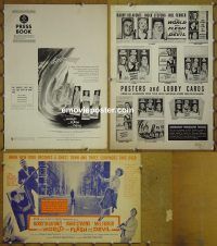 g755 WORLD, THE FLESH & THE DEVIL vintage movie pressbook '59 Belafonte