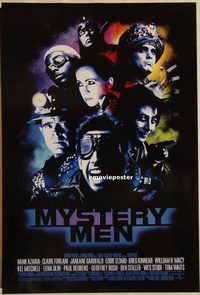h263 MYSTERY MEN DS one-sheet movie poster '99 Ben Stiller, Janeane Garofalo