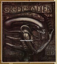 h067 ALIEN 20x22 special '90s Ridley Scott sci-fi classic, cool H.R. Giger art of monster!