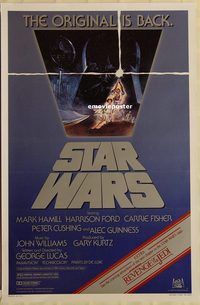 h205 STAR WARS 1sh movie poster R82 'Revenge of the Jedi' style!