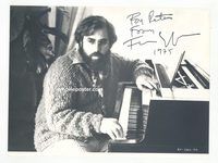j954 FRANCIS FORD COPPOLA signed vintage 7.5x10 still '75 playing piano!