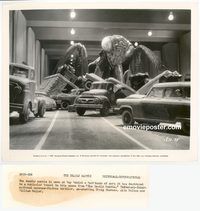 j153 DEADLY MANTIS #2 vintage 8x10 still '57 monster crushes cars!