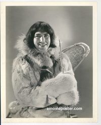 j323 IGLOO vintage 8x10 still '32 Chee-Ak genuine Alaskan Eskimo!