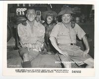 j360 JUNGLE GENTS vintage 8x10 still '54 great candid with chimp!