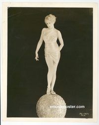 j870 ANITA PAGE vintage 8x10 still '20s super sexy sheer outfit!