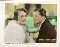 j576 PARADISE FOR THREE color vintage 8x10 still '38 Young, Mary Astor