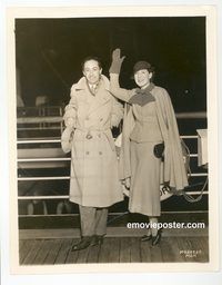 j931 NORMA SHEARER vintage 8x10 still '30s with Irving Thalberg