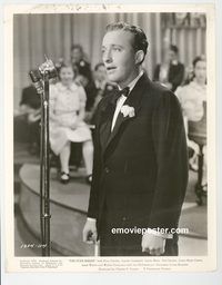 j714 STAR MAKER vintage 8x10 still '39 Bing Crosby at microphone!